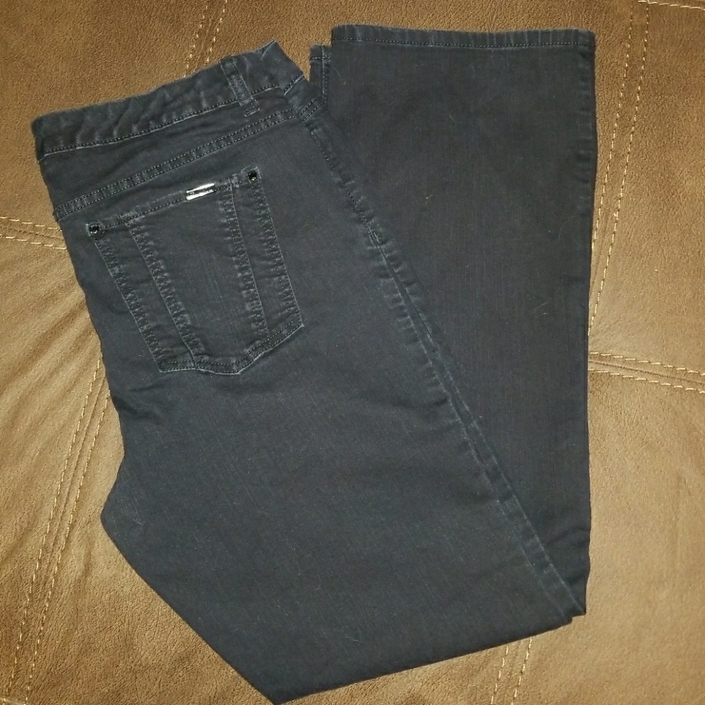 Black denim Jennifer Lopez jeans. Size 16W